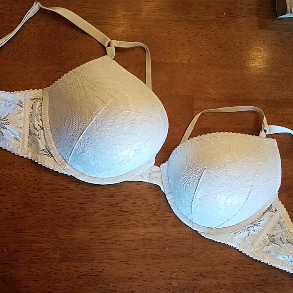 Victoria secret bombshell white bra